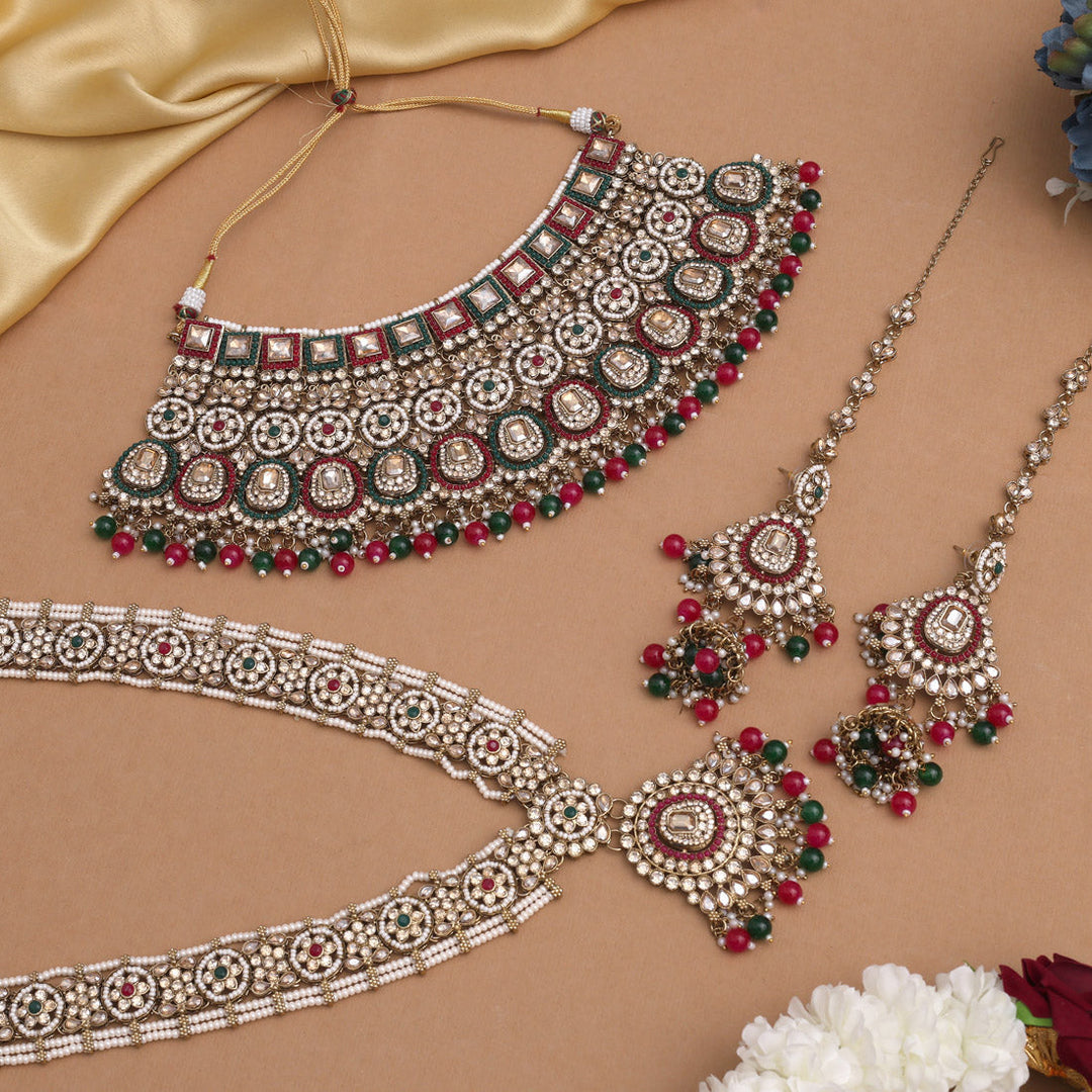 Kundan Bridal Jewellery Set | Elegant Dulhan Wedding Set