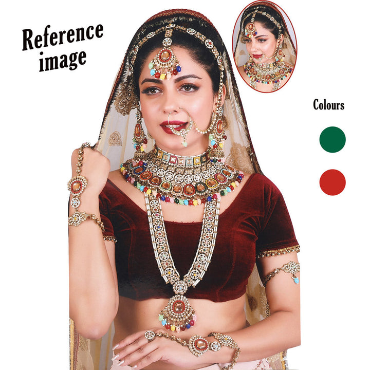 Kundan Bridal Jewellery Set | Elegant Dulhan Wedding Set