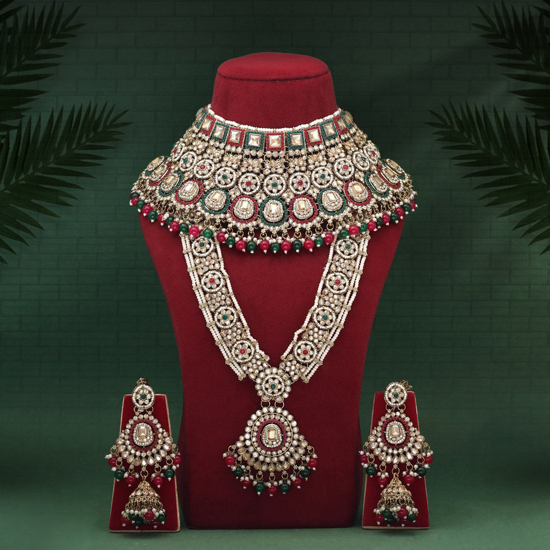 Kundan Bridal Jewellery Set | Elegant Dulhan Wedding Set