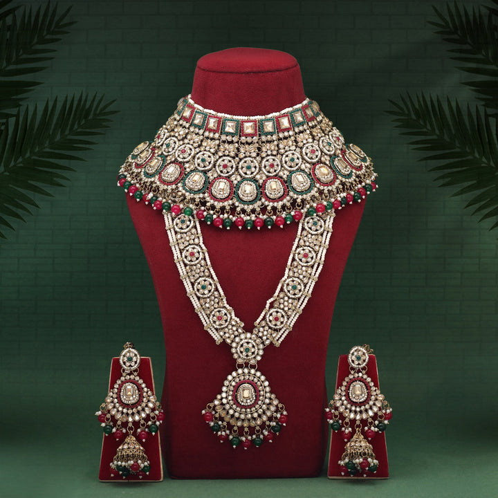 Kundan Bridal Jewellery Set | Elegant Dulhan Wedding Set