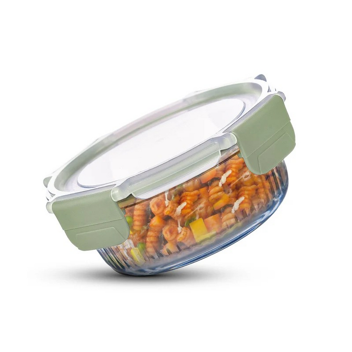 Round Glass Food Container | Premium Borosilicate for Freshness