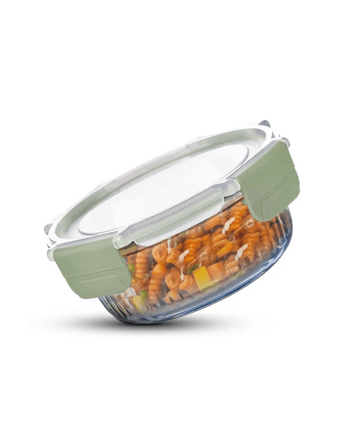 Round Glass Food Container | Premium Borosilicate for Freshness