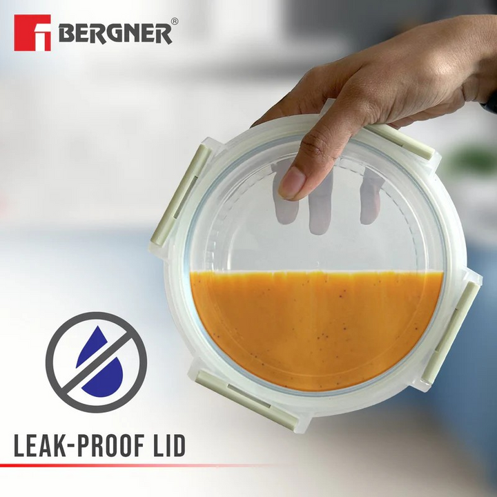 Round Glass Food Container | Premium Borosilicate for Freshness