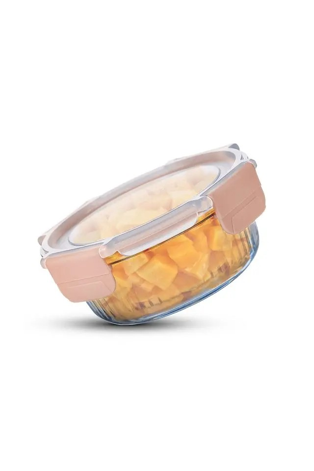 Round Glass Food Container | Premium Borosilicate for Freshness