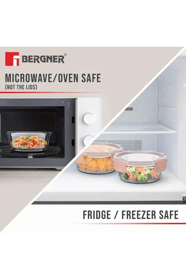 Round Glass Food Container | Premium Borosilicate for Freshness