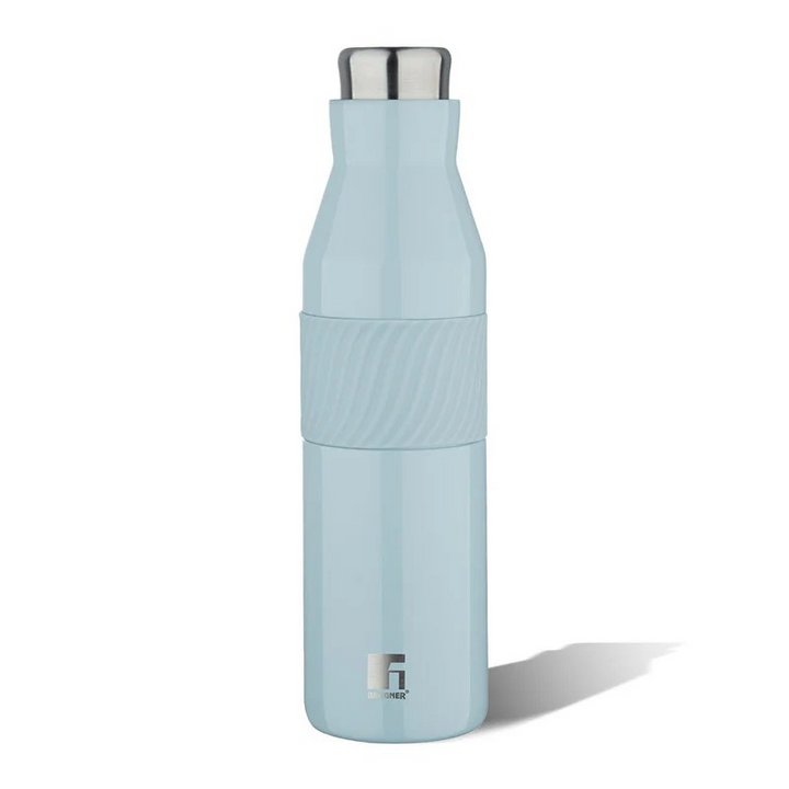 Bergner Walking Grip & Go Thermosteel Hot and Cold 600ml Flask | Double Walled Bottle