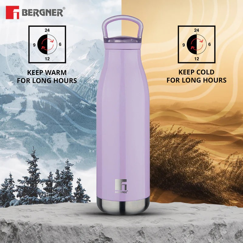 Bergner Walking Belle Blossom Thermosteel Flask | Hot & Cold, Leak-Proof, 304 SS