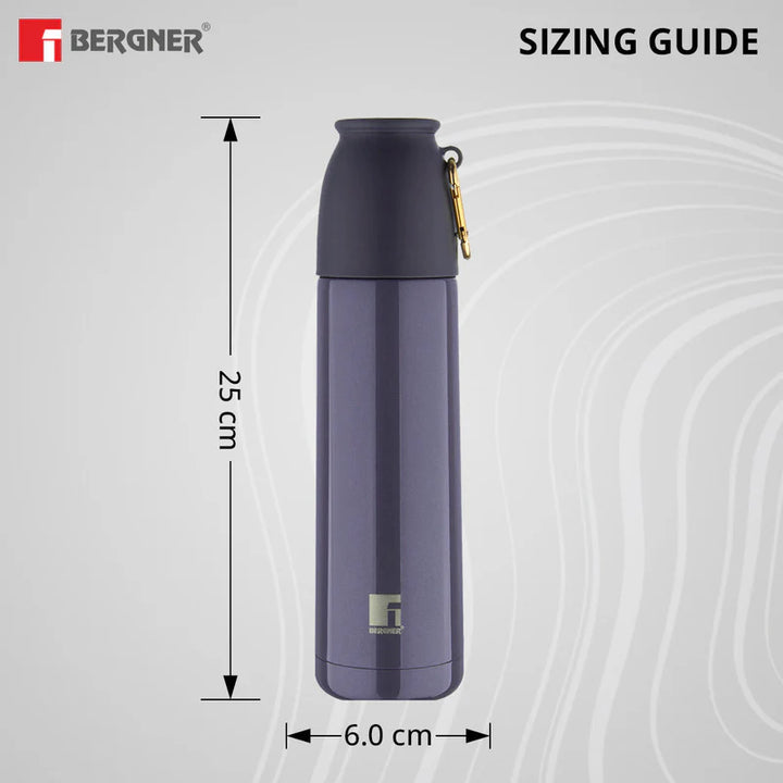 PearlPotion 500ml Flask | Bergner Thermosteel Double-Walled Hot & Cold Bottle