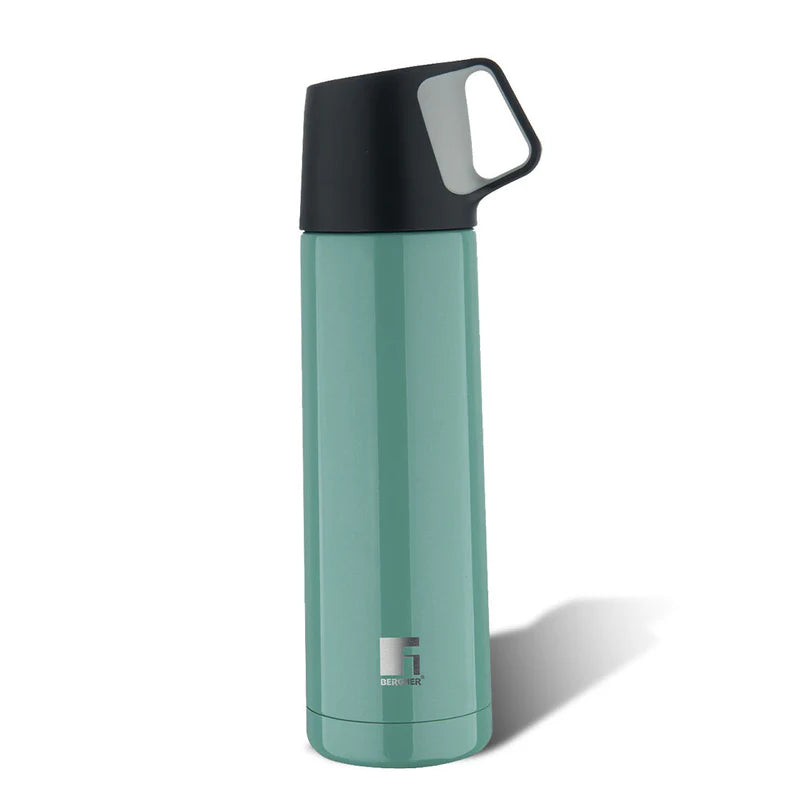 HydroCup 500ml Flask | Bergner Thermosteel Double-Walled Hot & Cold Bottle