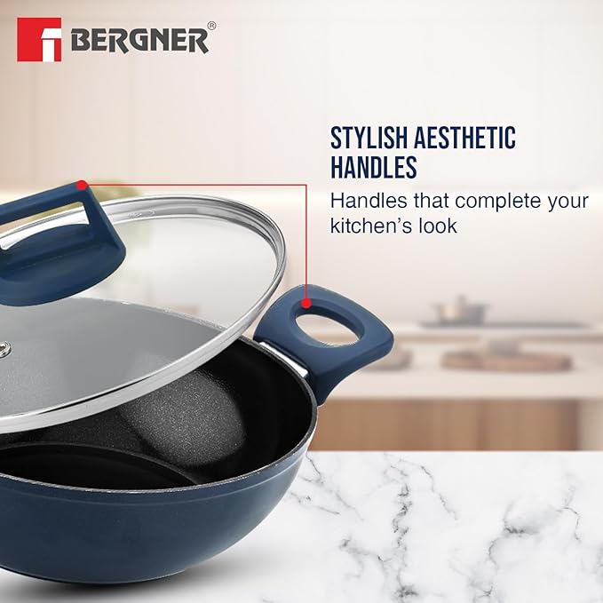 Bergner Titan Forged Aluminum 4-Piece Cookware Set | Non-Stick