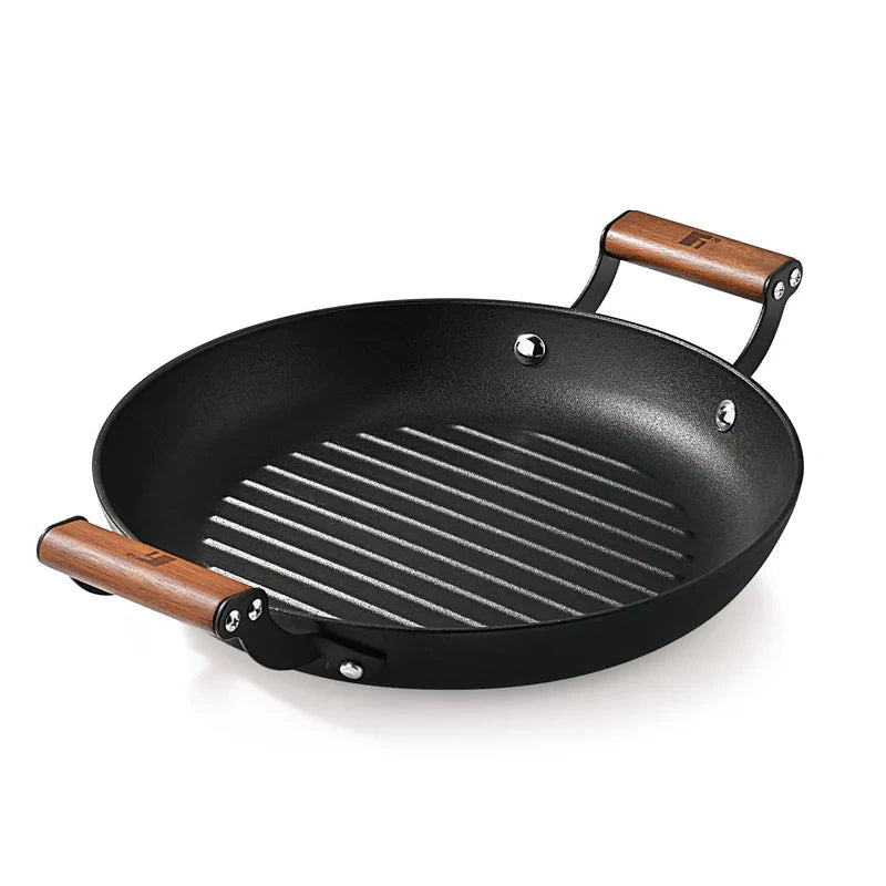 Bergner Odin Cast Iron Grill Pan - SilverBin