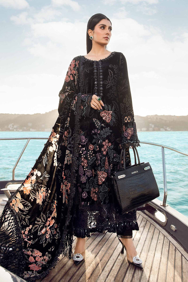 Fashionable Black Salwar Kameez | Embroidery & Sequence for Women
