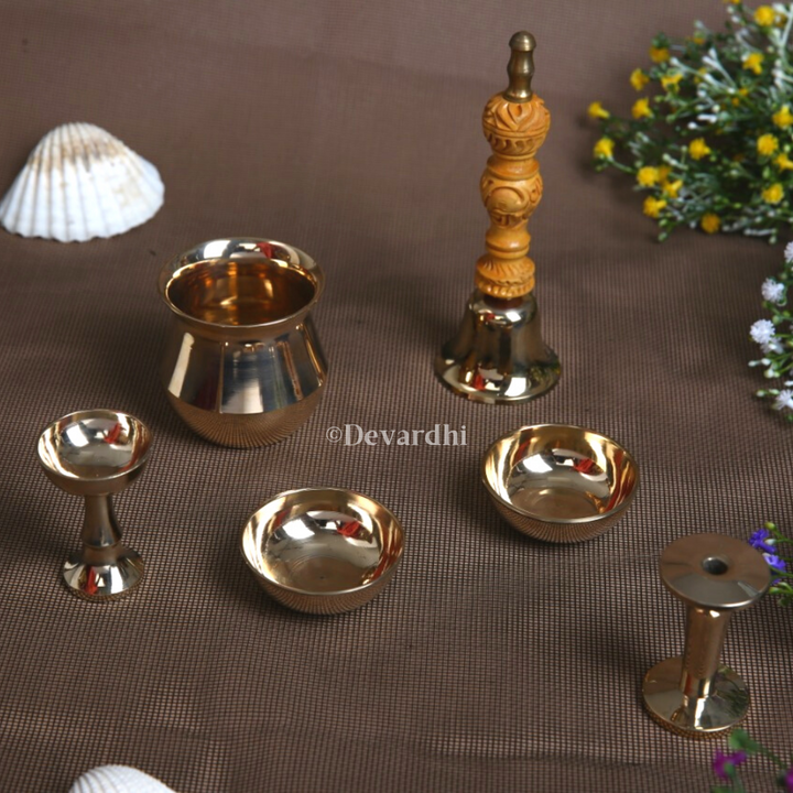 Bronze Pooja Set | Divine Ritual Essentials for Festive Ceremonies