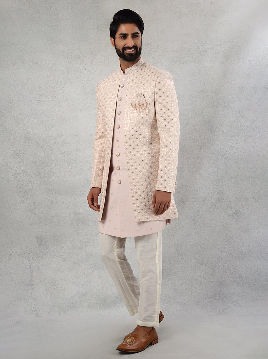 Pink Indo Western Dress for Men | Elegant and Comfortable Design