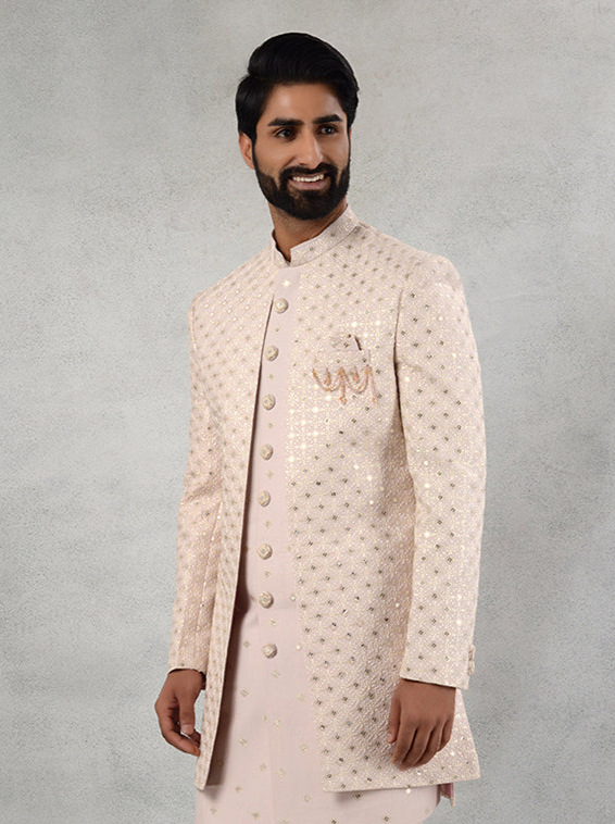 Pink Indo Western Dress for Men | Elegant and Comfortable Design