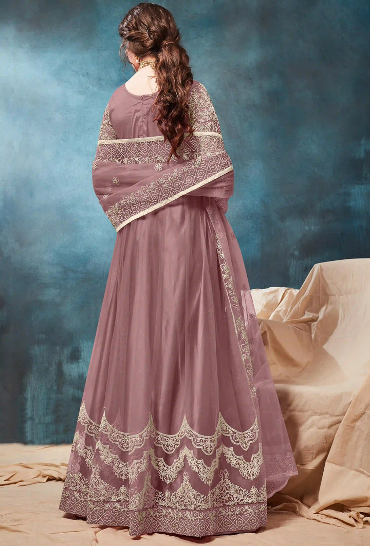 Light purple Designer Anarkali Suit | Chic Ensemble for Festive Occasions
