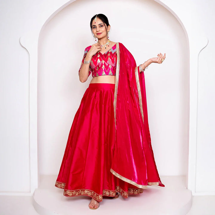 Maroon Amaira Lehenga Set