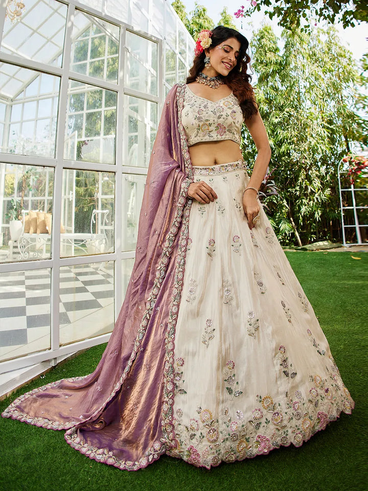 Designer lehenga choli in rani pink