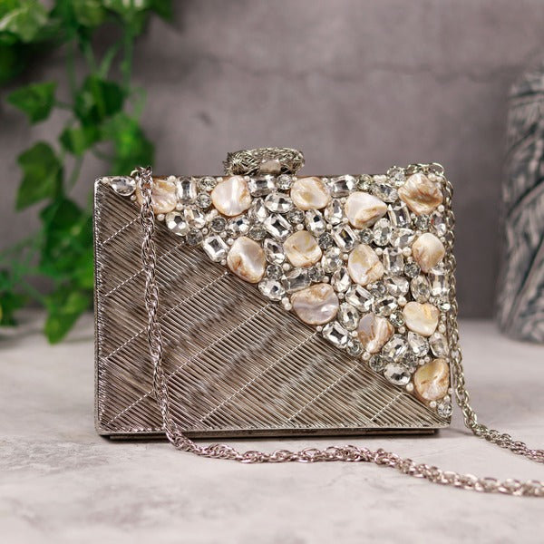 Eira Brass Clutch | Limited Edition Compact and Classy Bag