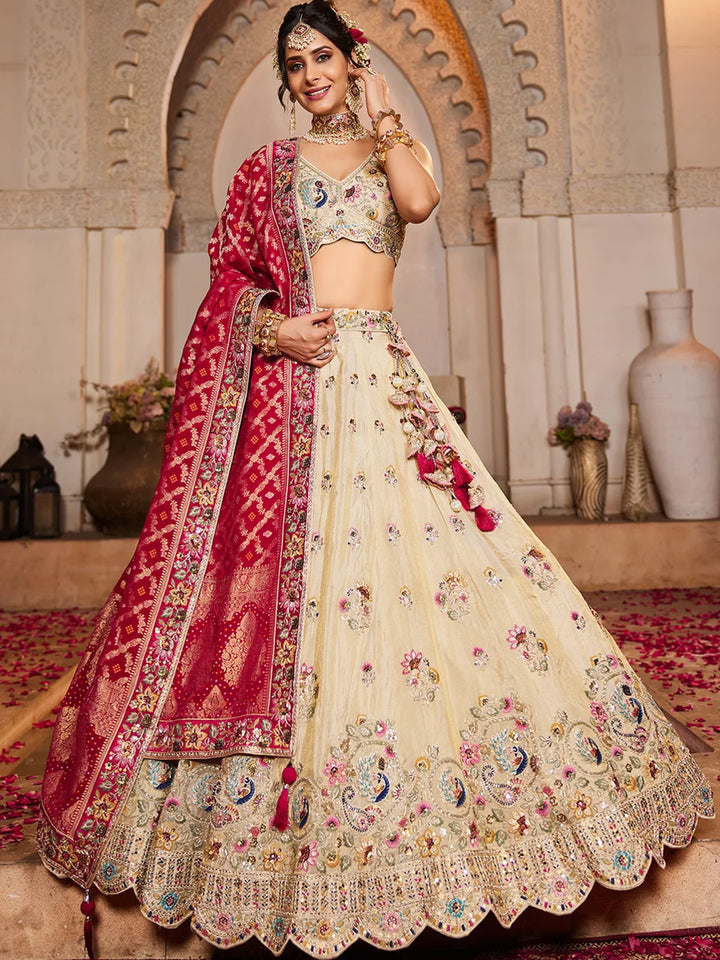 Elegant pink ethnic lehenga