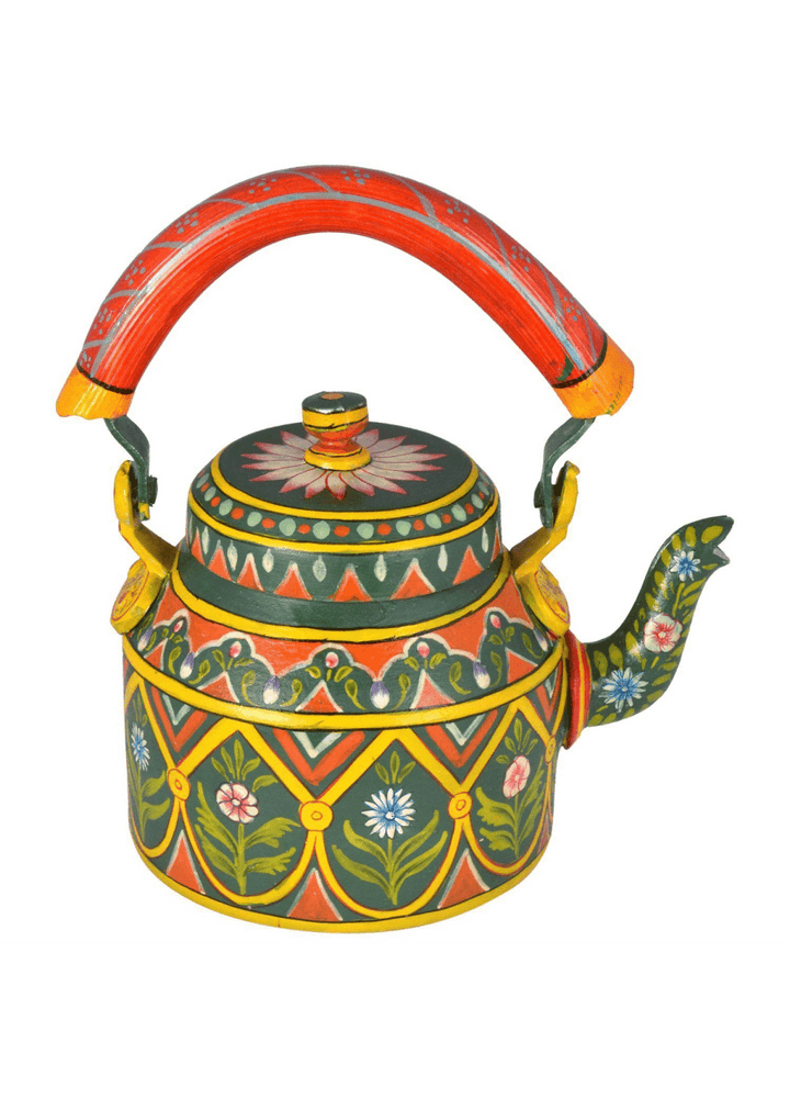 Ethnic Art Tea Kettle | Home Decor Piece with 1L Capacity
