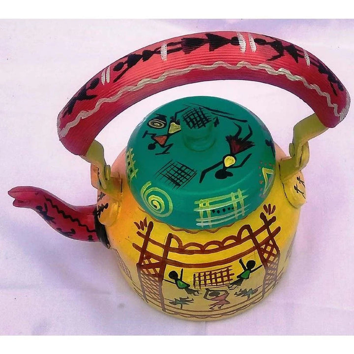 Elegant Handpainted Tea Kettle | 1L Decorative Home Decor Unique Gift