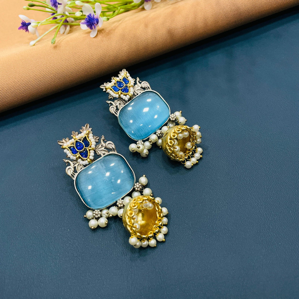 GERMAN SILVER EARRINGS - SilverBin