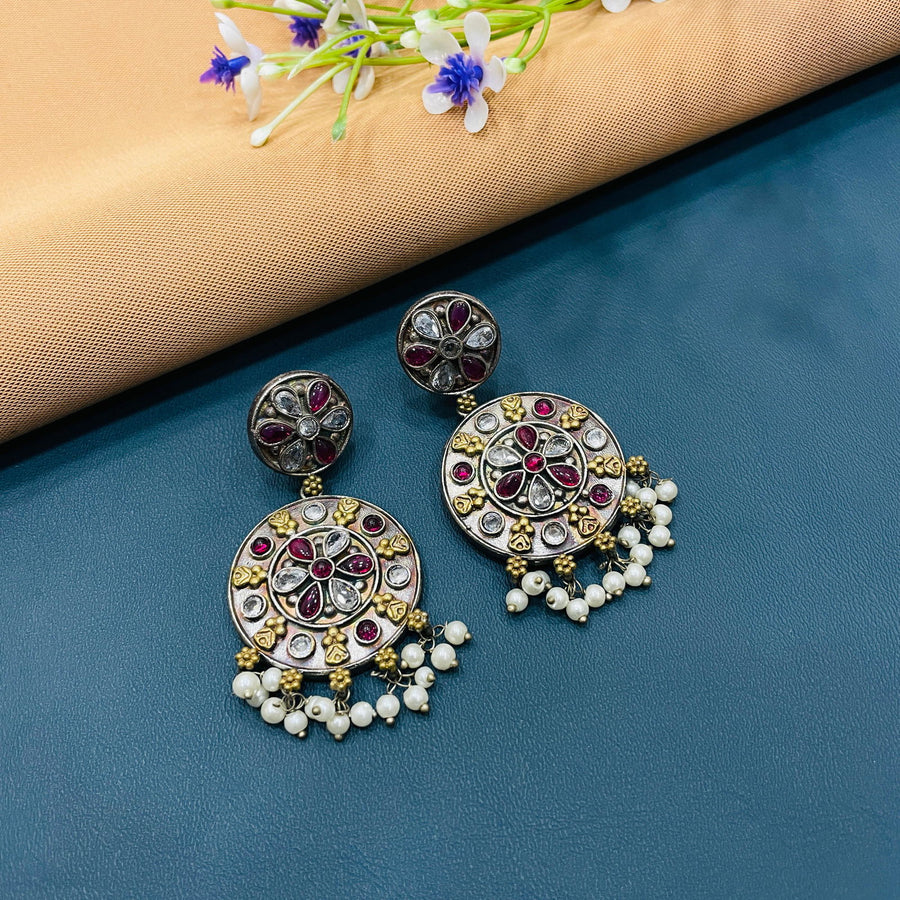 GERMAN SILVER EARRINGS - SilverBin