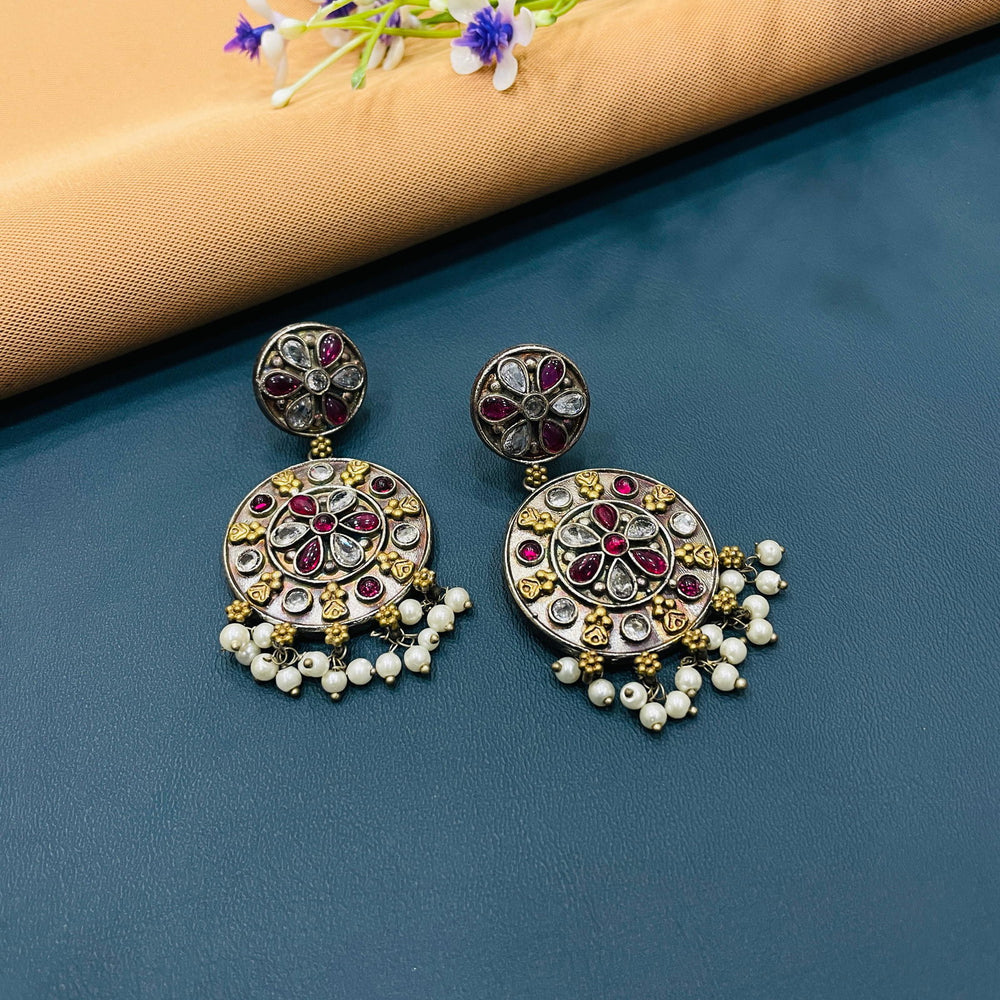 GERMAN SILVER EARRINGS - SilverBin