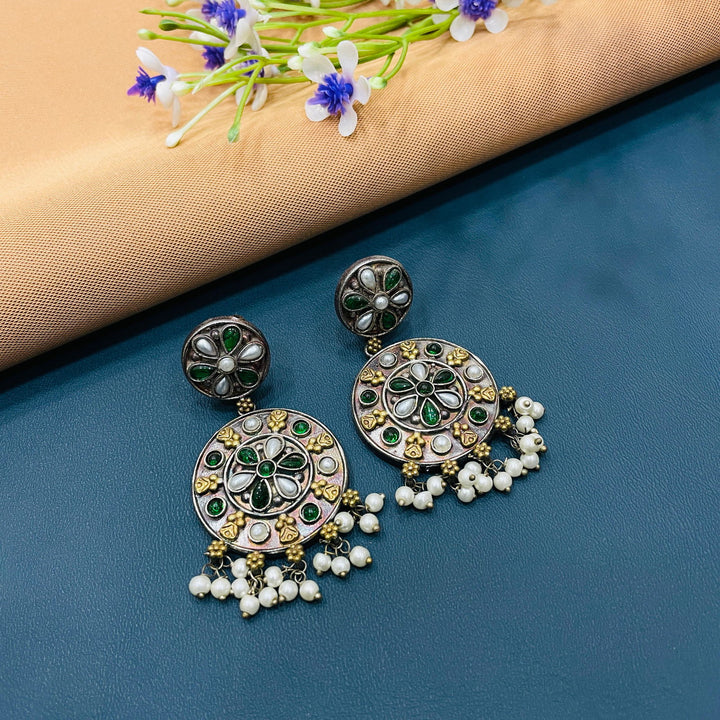GERMAN SILVER EARRINGS - SilverBin
