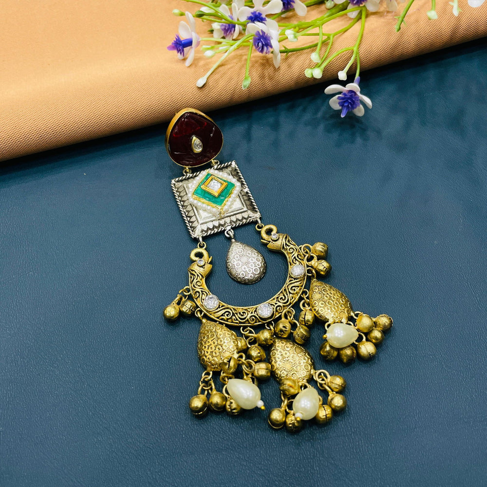 GERMAN SILVER EARRINGS - SilverBin