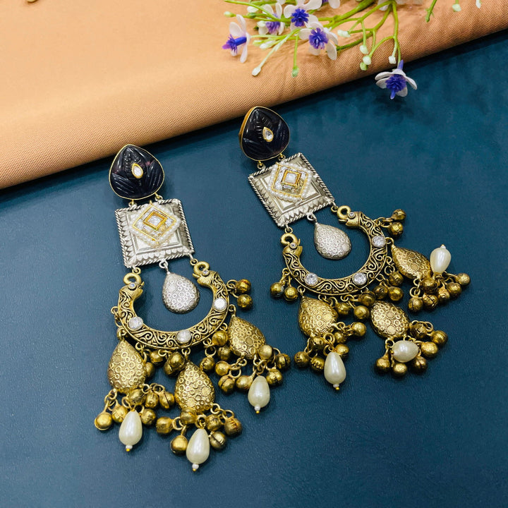GERMAN SILVER EARRINGS - SilverBin
