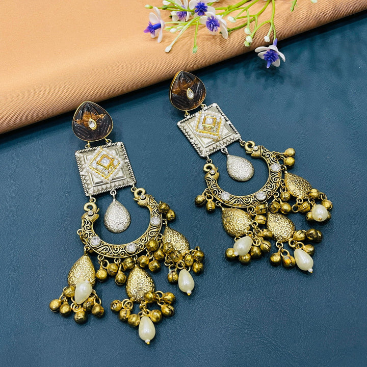 GERMAN SILVER EARRINGS - SilverBin