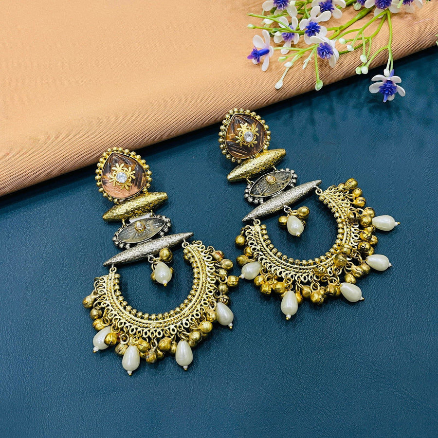 GERMAN SILVER EARRINGS - SilverBin