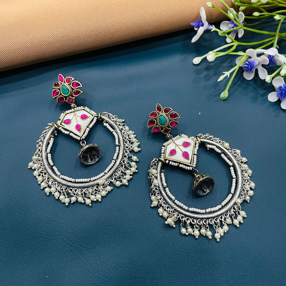 GERMAN SILVER EARRINGS - SilverBin