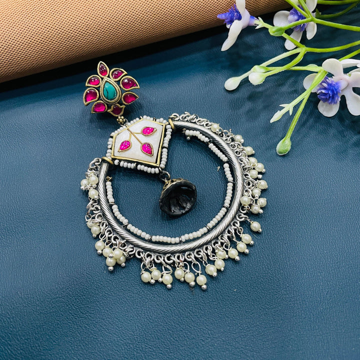 GERMAN SILVER EARRINGS - SilverBin