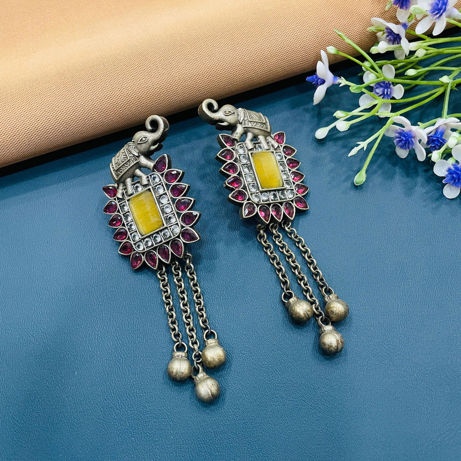 GERMAN SILVER EARRINGS - SilverBin