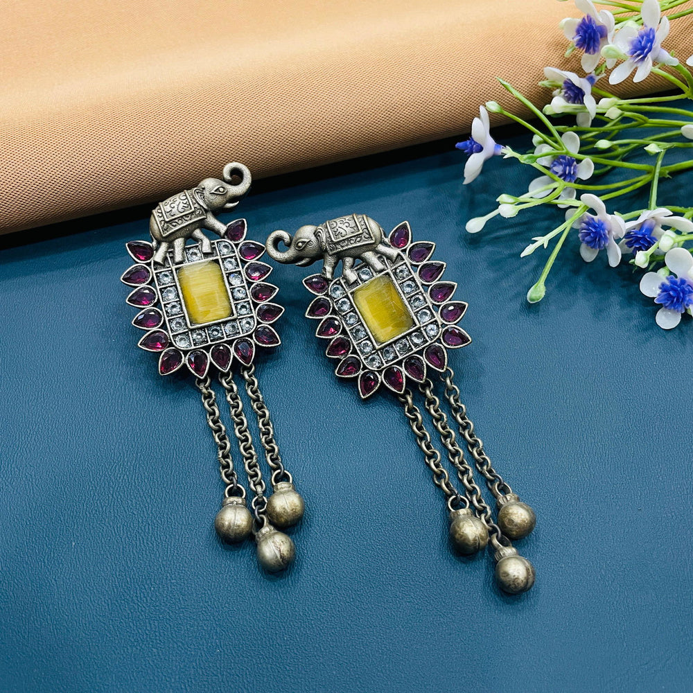 GERMAN SILVER EARRINGS - SilverBin