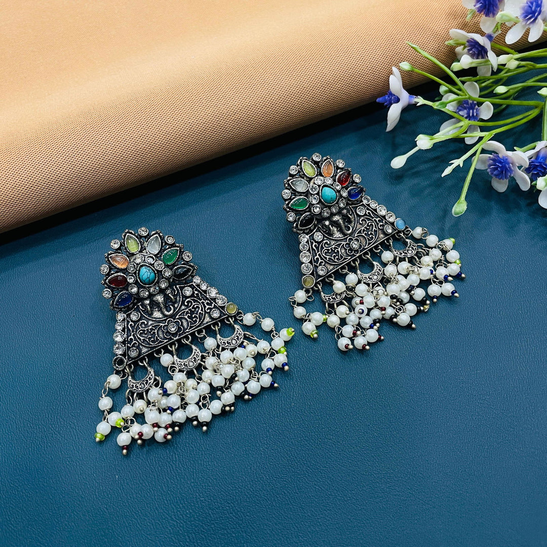 GERMAN SILVER EARRINGS - SilverBin
