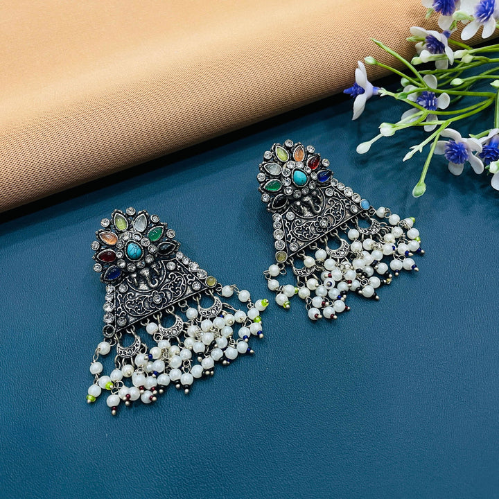 GERMAN SILVER EARRINGS - SilverBin