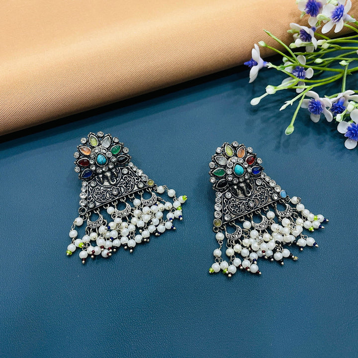 GERMAN SILVER EARRINGS - SilverBin