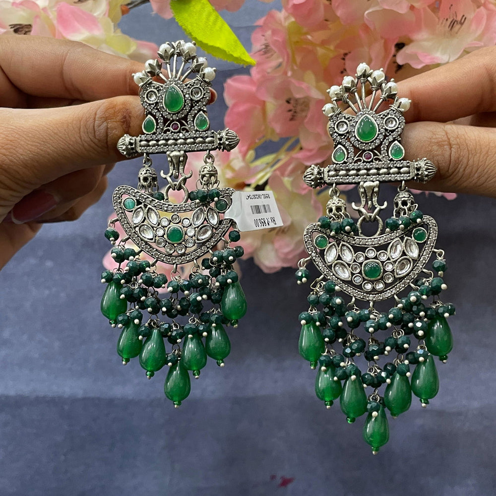 GERMAN SILVER EARRINGS - SilverBin