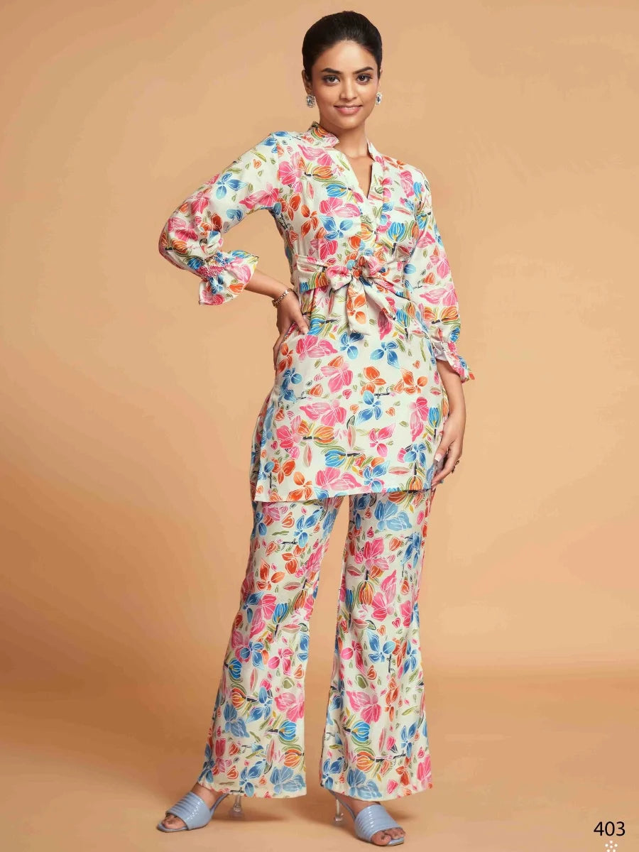 Pink co-ord set for casual