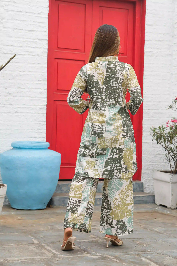 Stylish Green Co-Ord Set for Women | Perfect Casual Co-Ord Outfit