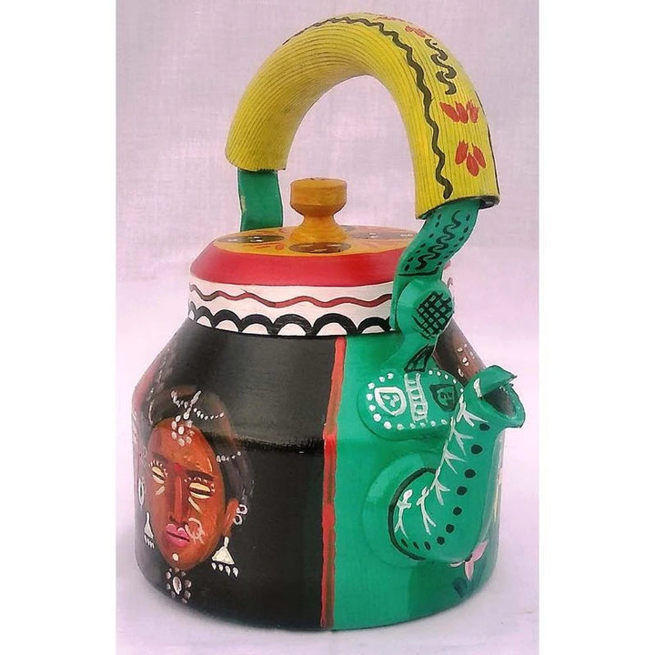 Designer Handpainted Tea Kettle 1L | Decorative Home Serveware