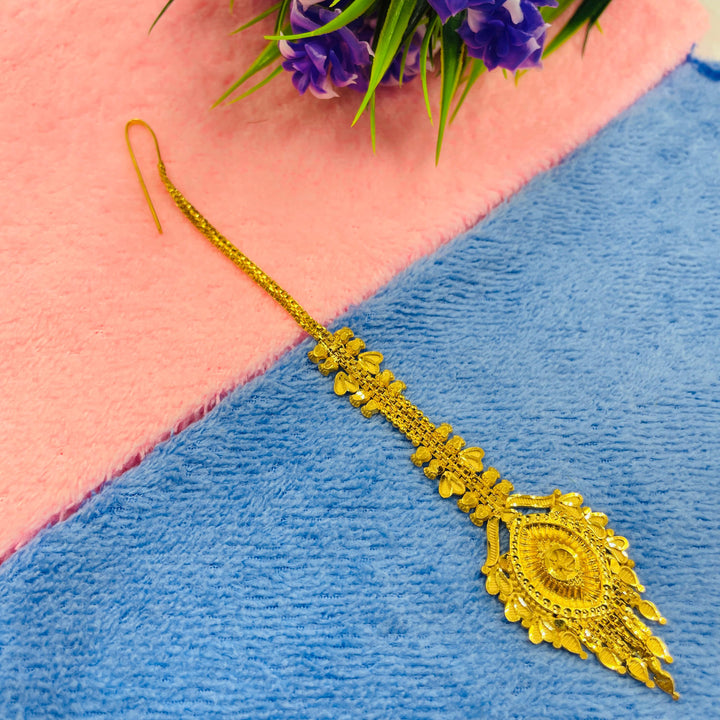 Golden Tika | Traditional Indian Festive Accessory for Celebrations