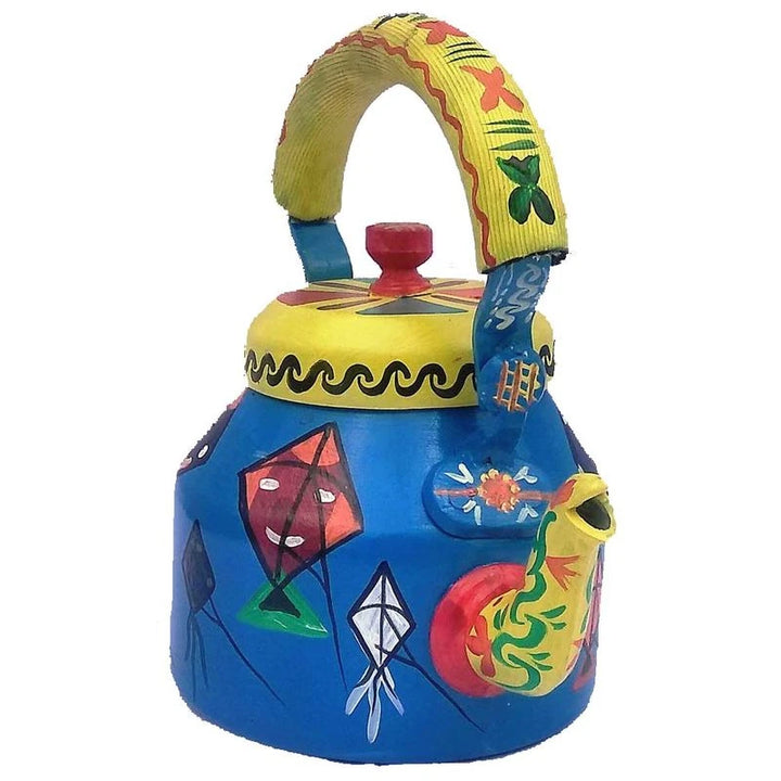 Designer Handpainted Tea Kettle | Stylish Home Decor & Serving