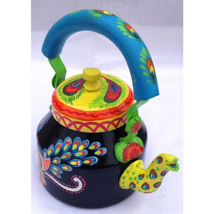 Vintage Look Kettle 1L | Artistic Handpainted Tea Pot