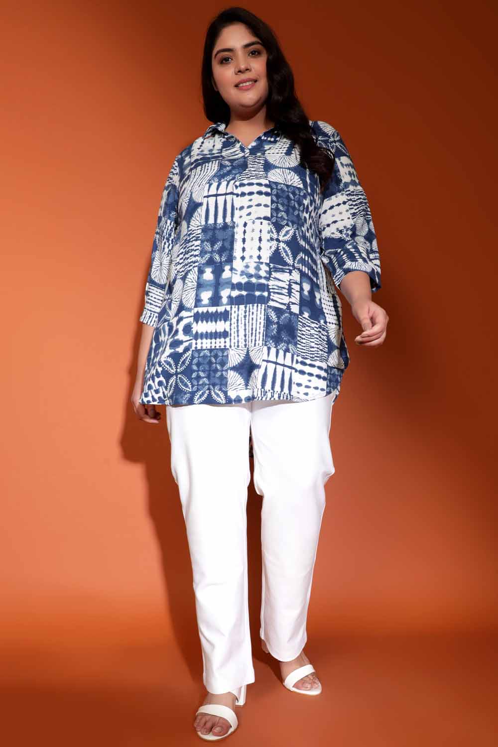 WildBlue Floral Print Top