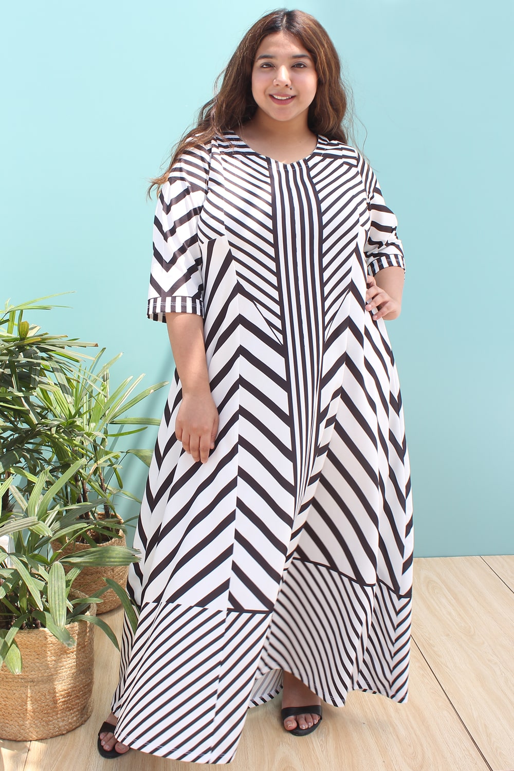 Stripe Play Cocktail Dress